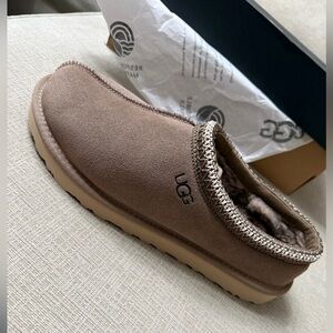 UGG Tan Suede Slip-On Shoes